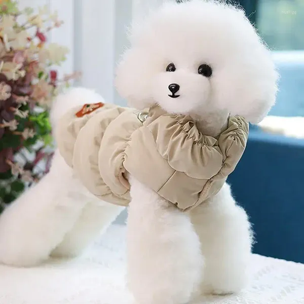 Vestuário para cães roupas de inverno acolchoadas práticas confortáveis para cães pequenos e médios roupas de algodão para animais de estimação produtos domésticos precisam