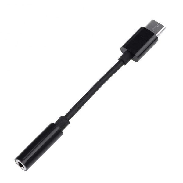 Adaptador OTG Type C para entrada de 3,5 mm Adaptador de fone de ouvido de áudio Conversor de entrada AUX de áudio para Huawei Honor OnePlus Xiaomi