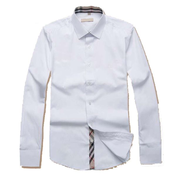 Camicia elegante da uomo Borse alla moda per il tempo libero Qualità Top Pony Camicia ricamata Manica lunga casual business Abbigliamento Camicie lunghe Taglia asiatica moda multicolore