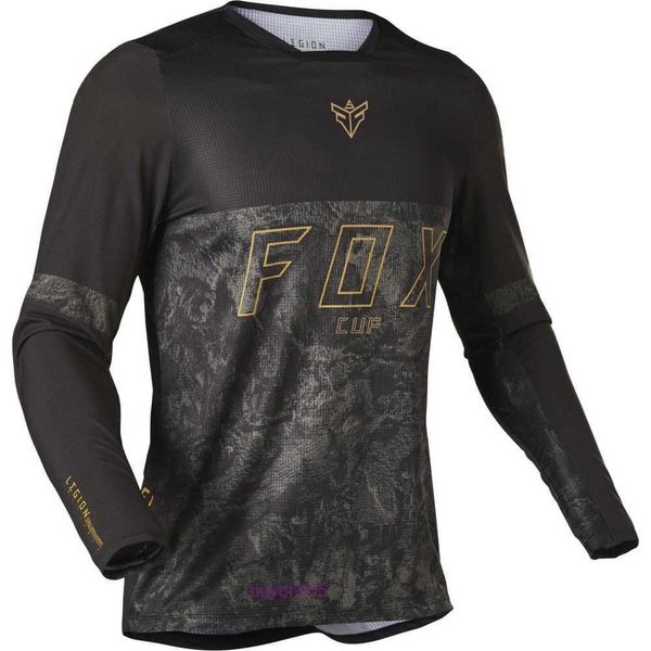 2024 Fashion T-Shirt Mountainbike-Anzug Foxx Herren T-Shirts Herren Downhill Cup Mountain Mtb Shirts Offroad Dh Motorrad Motocross Sportbekleidung Cxo7