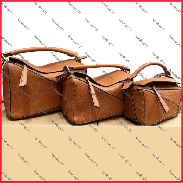 Bolsa de designer para mulheres e homens bolsa de couro genuíno moda bolsa de ombro balde mulher bolsa embreagem totes crossbody geometria quadrado contraste cor retalhos bolsas