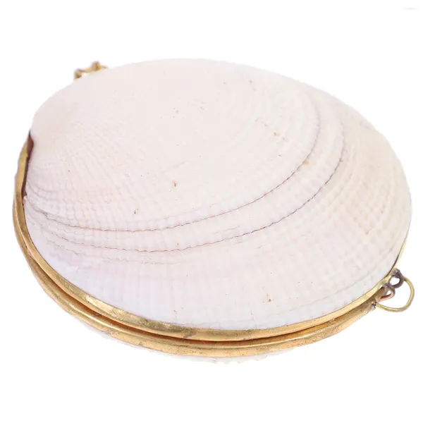 Bolsas de jóias Caixa de saco de concha natural Caixa de anel de noivado de casamento Brincos colar pulseira caixa de presente de exibição (cor aleatória)