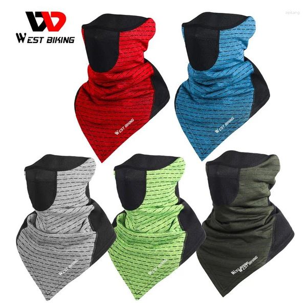 Bandane WEST BIKING Ciclismo invernale Maschera da uomo Bandana Berretto da collo Donna Corsa Sciarpa sportiva Moto MTB Coprisci per bici