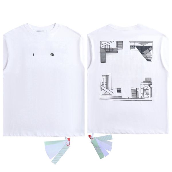 Мужская одежда Мужская дизайнерская график от белой рубашки футболка для малыша для рубашки Out Out Outs Out Office Clothe Jumper Jump