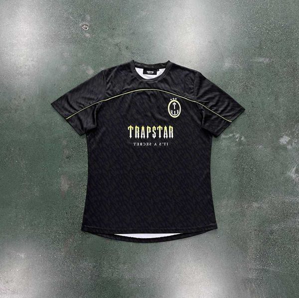 Camisa de futebol Mens Designer Jersey Trapstar Treino Nova Tendência Design High End Ess
