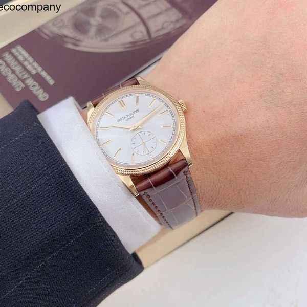 Patks PP paks P Klassisch A Luxus T Elegant E Ultradünn K 39-mm-Armbanduhren 6119R Roségold mechanisch 7SNB 3k Highend-Qualität als Geschenkuhr für mich VTRM