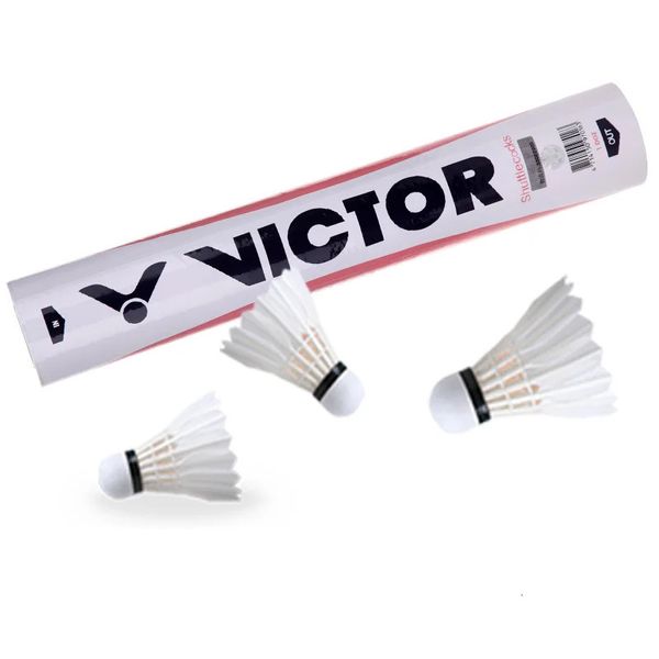 Original Victor ESPECIAL/SERVIÇO Petecas Badminton Shuttle Duck Feather Ball Badminton Peteca 240108