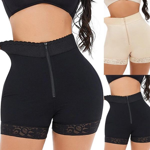 Mulheres Shapers Mulheres Cintura Alta Abdominal Hip Lifting Calcinha Pós-Parto Corpo Corte Up Yoga Shorts Longo para Mulheres