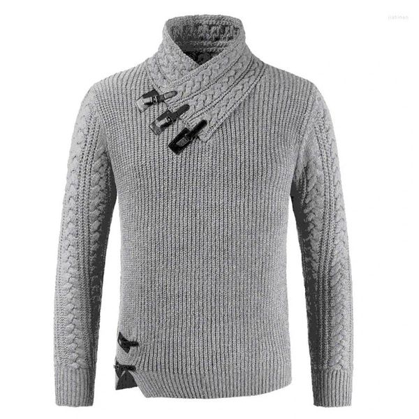 Männer Pullover 2024 Winter Rollkragenpullover Mode Große Größe Pullover Herbst Warme Shirts Retro Kleidung Stricken