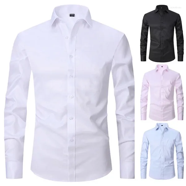 Camisas masculinas formais homens preto branco manga comprida cardigan slim fit roupas vintage africanas