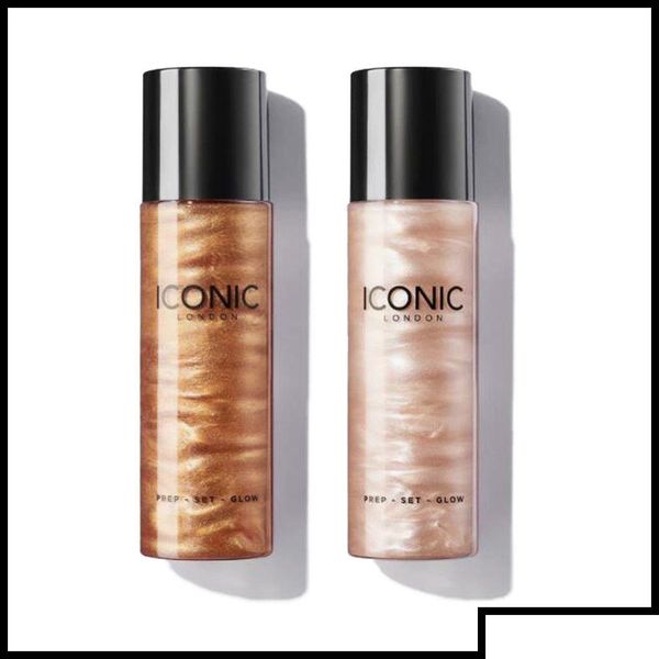 Bronzers Highlighters Epack Ic London Maquiagem Líquido Beleza Longa Duração Prep-Set-Glow Iluminador Impermeável 120 Ml Navio Drop Delivery Dhhen