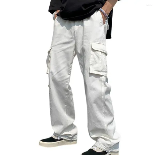 Мужские брюки Harajuku, большие брюки-карго с парашютом, мужская уличная одежда, винтажные спортивные штаны в стиле хип-хоп Y2k, мешковатые повседневные спортивные штаны