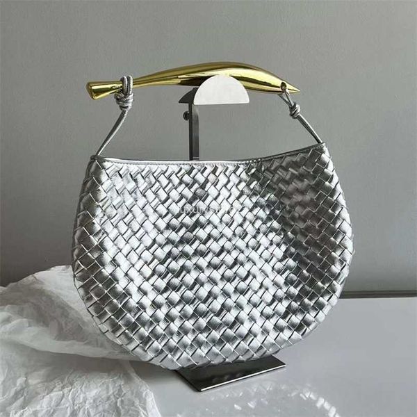Sardunes çanta bottegvenets gerçek deri dokuma tasarımcı el yapımı enfes çantalar yeni büyük moda el çantası 33cm ur65