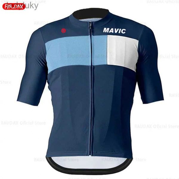 Bisiklet Jersey Setleri Rx Mavic Erkekler Yaz Bisiklet Seti Bisiklet Bisiklet Nefes Alabilir Kısa Kollu Yol Bisiklet