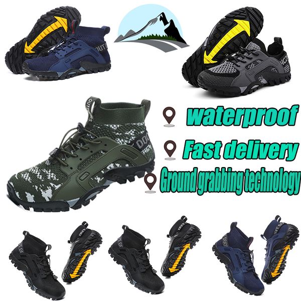 Baixo preço Homens Caminhadas Sapatos de Escalada de Montanha Trekking Esporte Caça Tênis Lace-Up Antiderrapante Alta Qualidade Caminhada Turismo Jogging Sapatos Casuais tamanho grande