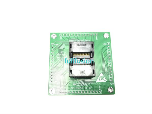 656K0562211 Wells-cti SSOP56 TO DIP-Programmieradapter IC-Test und Burn-In-Sockel, 0,5 mm Rastermaß, Gehäusegröße 6,2 mm