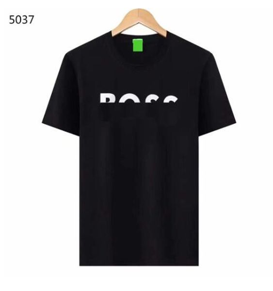 2024T-shirt da uomo Manica corta T-shirt Polo T-shirt da uomo Estate semplice icona cotone di alta qualità T-shirt casual in tinta unita T-shirt moda uomo