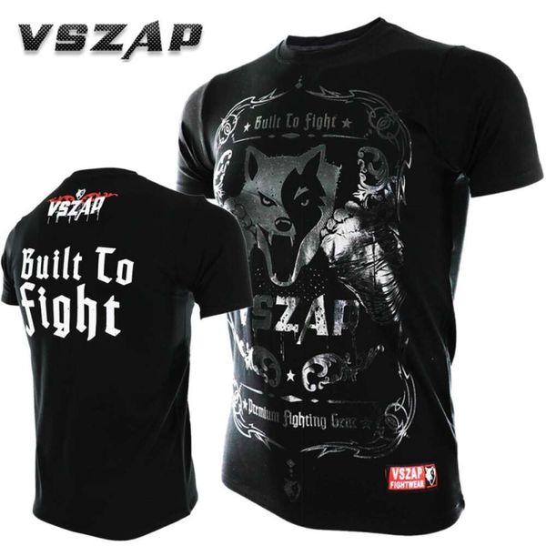 Vszap Training Judo Sport Tempo libero T-shirt in cotone traspirante a maniche corte Design Taekwondo Boxing Shirt