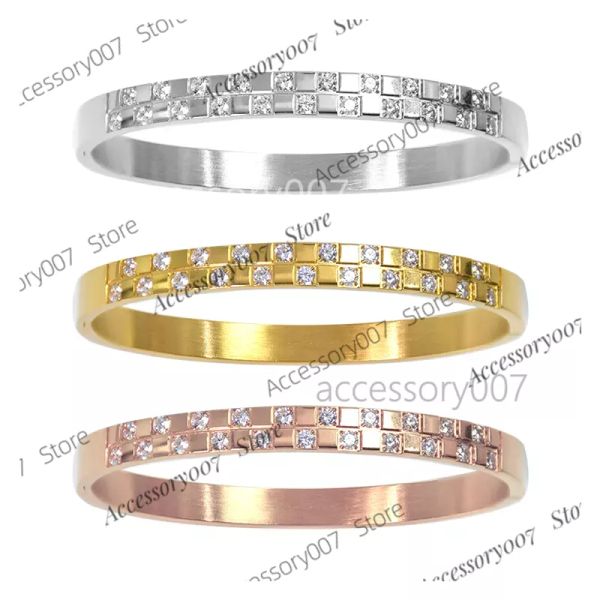 Designer de jóias pulseira pulseiras de ouro para mulheres não manchadas de aço inoxidável infinito pulseira elegante pulseira de diamante jóias festa de casamento presente de aniversário