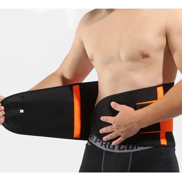 Cintura di supporto per la vita Cintura per allenamento per la schiena Cintura per trimmer Palestra Protezione per la vita Sollevamento pesi Sport Body Shaper Corsetto Faja Sudore 240108