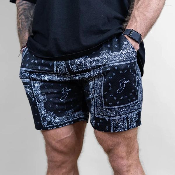 Männer Shorts Cbum Mesh Workout Gym Fitness Bodybuilding Kleidung Übergroße Hohe Qualität Doppel Schicht Heben