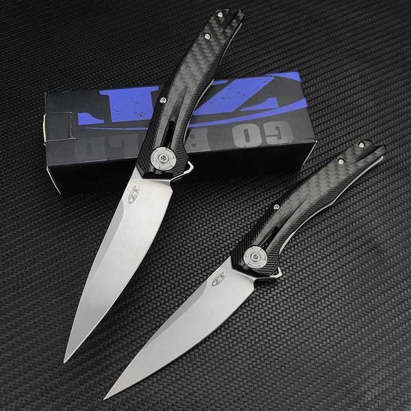 Нож ZT 0707 Открытый нож для резки D2 Стальной карманный EDC Тактический военный складной нож Утилита для самообороны Портативные инструменты для кемпинга