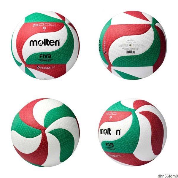 Balls Molten V5M5000 Volleyball, FIVB-zugelassen, offizielle Größe 5, für Damen und Herren, Indoor, professionelles Spieltraining, 231128 G61S