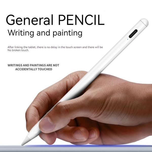 Aktiver Zeichenstift, Tablet-Stift, universeller Touchscreen-Stift der zweiten Generation für Apple Pencil, Apple iPad Phablet, kapazitiver Stift, Stift mit feinem Kopf