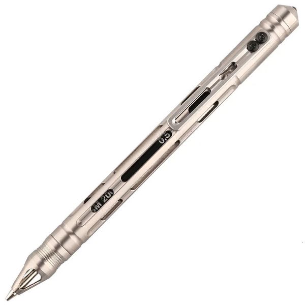 Тактический карандаш, гелевая чернильная ручка, многофункциональная ручка для самообороны, деловая ручка для письма, уличная ручка для EDC, коллекция ручек, подарок 240106