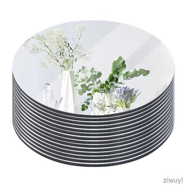 Kerzen Acryl Runde Spiegel Tablett Dicke Spiegel Platte Hochzeit Party Tisch Kerze Herzstück Dekoration DIY Kreative Handgemachte Accessoires