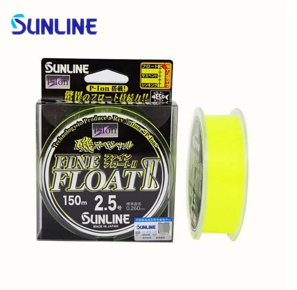 SUNLINE Lenza da pesca in roccia FINE FLOAT II Lenza da pesca in nylon completamente galleggiante Lenza da pesca in roccia per nave Giappone 240108