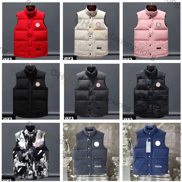 Designer Men's Vest Down Coats Venda Europa e Estados Unidos Outono / Inverno Down Algodão Ganso Canadense Marca de Luxo Jaquetas Ao Ar Livre Novos Designers C c2Ho #