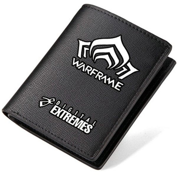 Portefeuille Warframe Bourse Tenno Sac d'argent photo Shoot Game portefeuille en cuir Porte-documents imprimé
