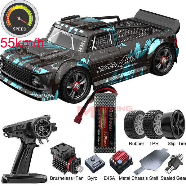 MJX Hyper Go RC Auto 14301 14302 Brushless 114 24G Telecomando 4WD Offroad Racing Ad alta velocità Elettrico Hobby Toy Truck 240106