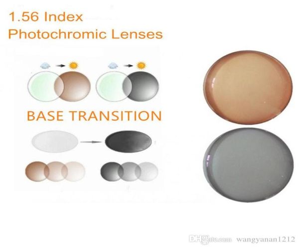 156 Index verschreibungspflichtige pochrome Gläser Übergangsgrau-Braun-Gläser für MyopieHyperopie Blendschutz-Sonnenbrillenglas O1567080217