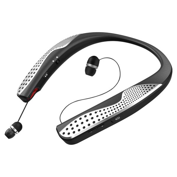 Lautsprecher 2021 Neue 2 in 1 Sport Bluetooth Headset Hals Hängen Drahtlose Bluetooth Audio Kabel Tragbare Lautsprecher Hals Hängen Lautsprecher