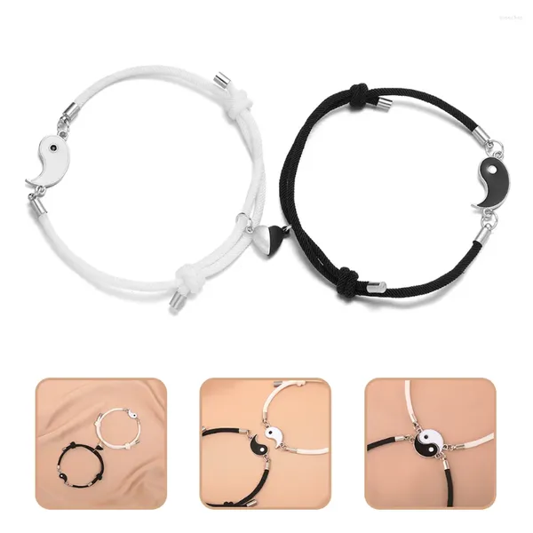 Charm-Armbänder, 1 Paar, Paar, Liebhaber, passende, verstellbare Dekorationen