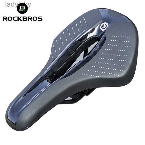 Selle per bici ROCKBROS Sella per bici da strada di montagna Cuscino per sedile per bicicletta traspirante Morbido e confortevole Ciclismo Accessori da corsa sportivi ultraleggeriL240108