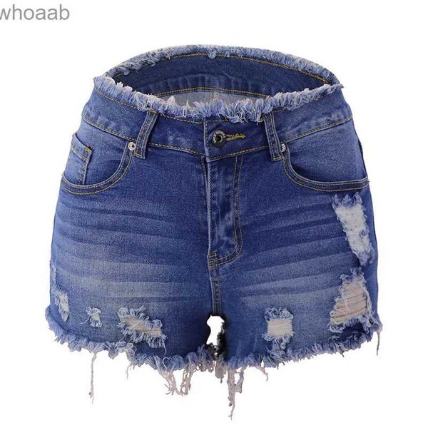 Shorts femininos venda quente verão feminino shorts jeans moda borla jeans shorts femme sexy magro shorts de cintura alta ropa mujer yq240108