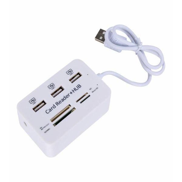 Hub USB Micro Hub Combo 20 Lettore di schede a 3 porte Splitter Mti ad alta velocità Tutto in uno per computer PC Ac9054455 Computer con consegna a goccia N Ot2M1