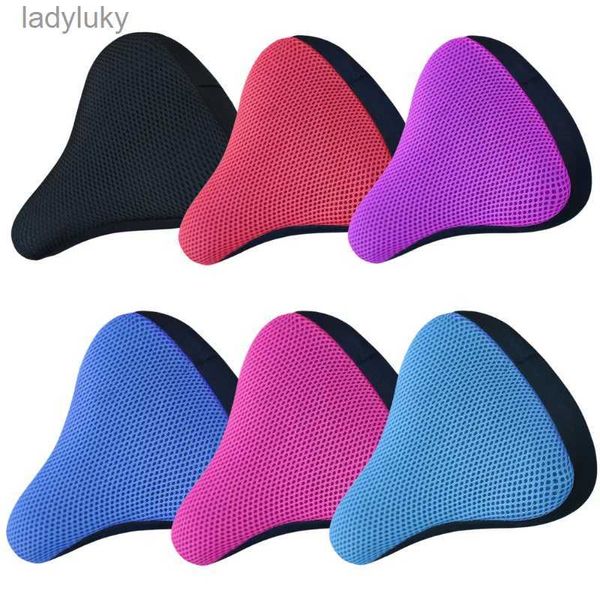 Bicicleta Saddles Bicicleta Saddle 3D Soft Bike Assento Capa Ciclismo Silicone Assento Almofada Ciclismo Respirável Sela Confortável Bicicleta BikeL240108