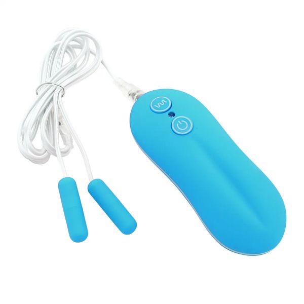 IKOKY 10 velocidades vibrador anal duplo mini bala vibradores ovo vibratório à prova d'água para mulheres controle remoto S1018 ZZ