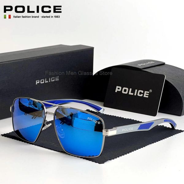 Sonnenbrille Marke Polizei Mode Polarisierte Retro Sonnenbrille Männer Marke Designer Angeln Fahren 3886