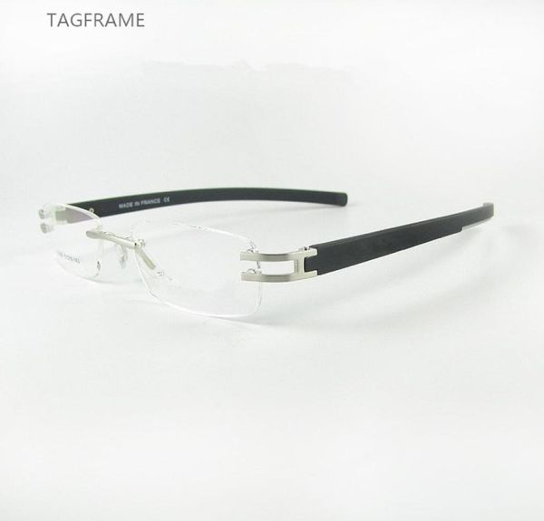 WholeWomen and Men Optical Frames Rimless Eye Glasses Oculos De Grau Spectacle Frame TH3356 Glasses With Tags5243939