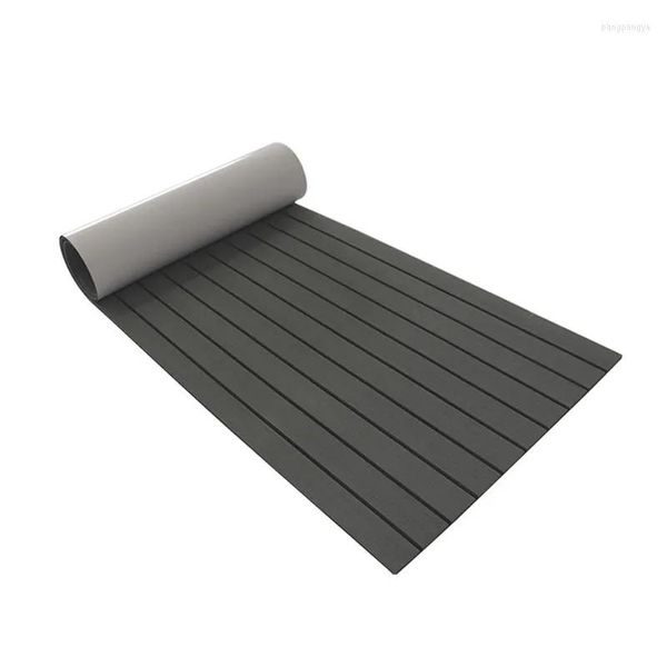 Parti Ruote per tutti i terreni Schiuma Decking in teak Schiuma EVA Pavimentazione marina Accessori per lamiere per barche finte Marrone Nero 45X240 Grigio chiaro