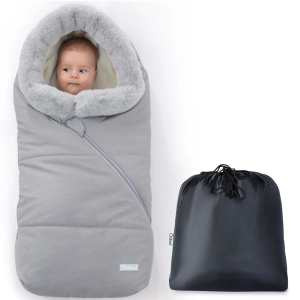 Теплые спальные мешки Orzbow, зимние детские коляски, спальные мешки, детский конверт, конверт для ног, детская коляска, мешок для сна 240108