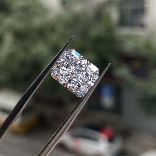 Lose Diamanten Meisidian 6A White CZ 8X10 4 CTS Radiant Crushed Cut Cubic Zirconia Diamond Preis pro Karat