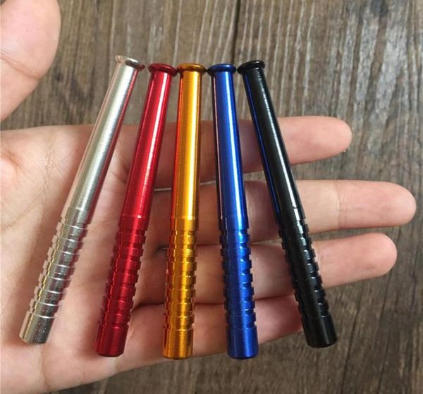 Metal One Hitter Yarasa Borusu 58mm 78mm Alüminyum Alaşım Sığınağı Herb Tütün Sigara Sniffer Snuff Snatter Mini Beyzbol Batası Düz ​​4219066