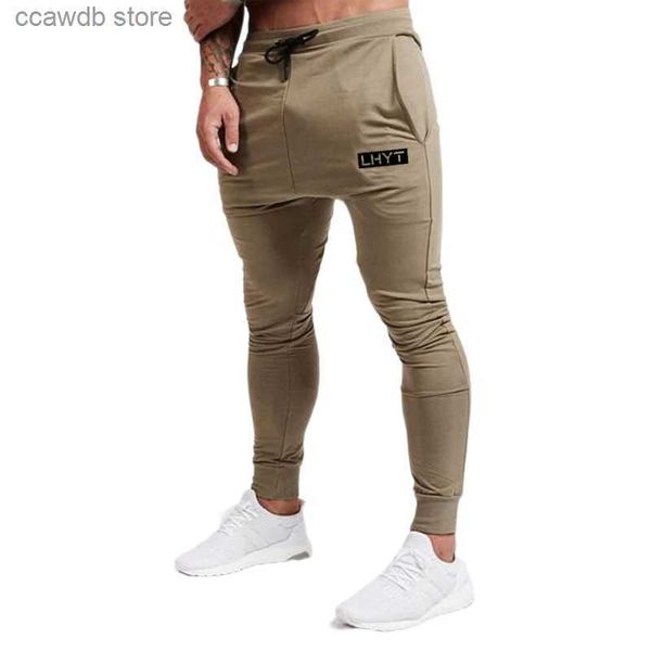 Calças masculinas calças joggers sweatpants 2020 streetwear moda impresso músculo esportes calças dos homens pack0702 t240108