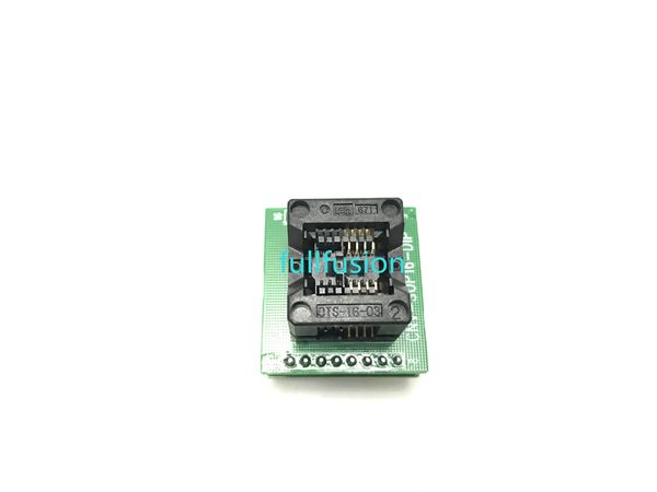 OTS-8(16)-1.27-03 SOP8 PARA DIP Adaptador de Programação 1.27mm Pitch Enplas IC Teste E Queimadura no Soquete SOIC8P